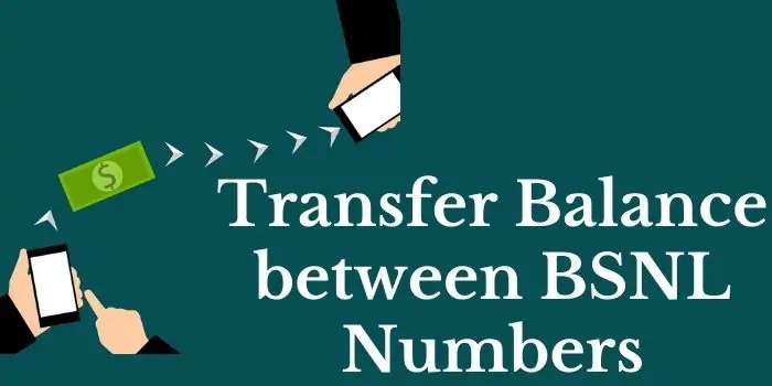 BSNL Balance Transfer