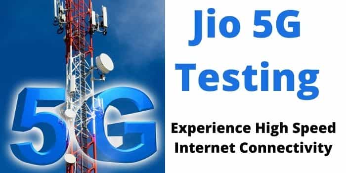 jio 5g testing