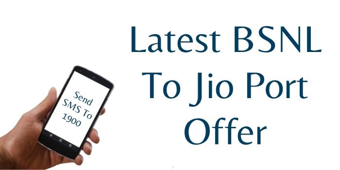 BSNL To Jio Port Offer