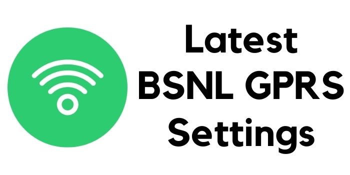 BSNL GPRS Settings USSD Code