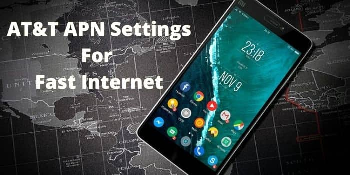 att APN settings for fast internet