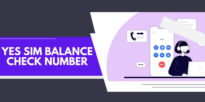 Yes SIM Balance Check Number