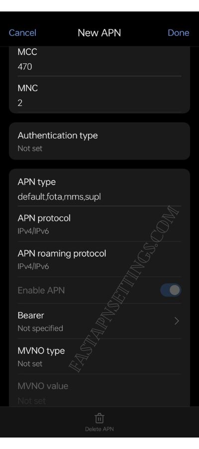 new apn setting for Assurance Wireless  part 2